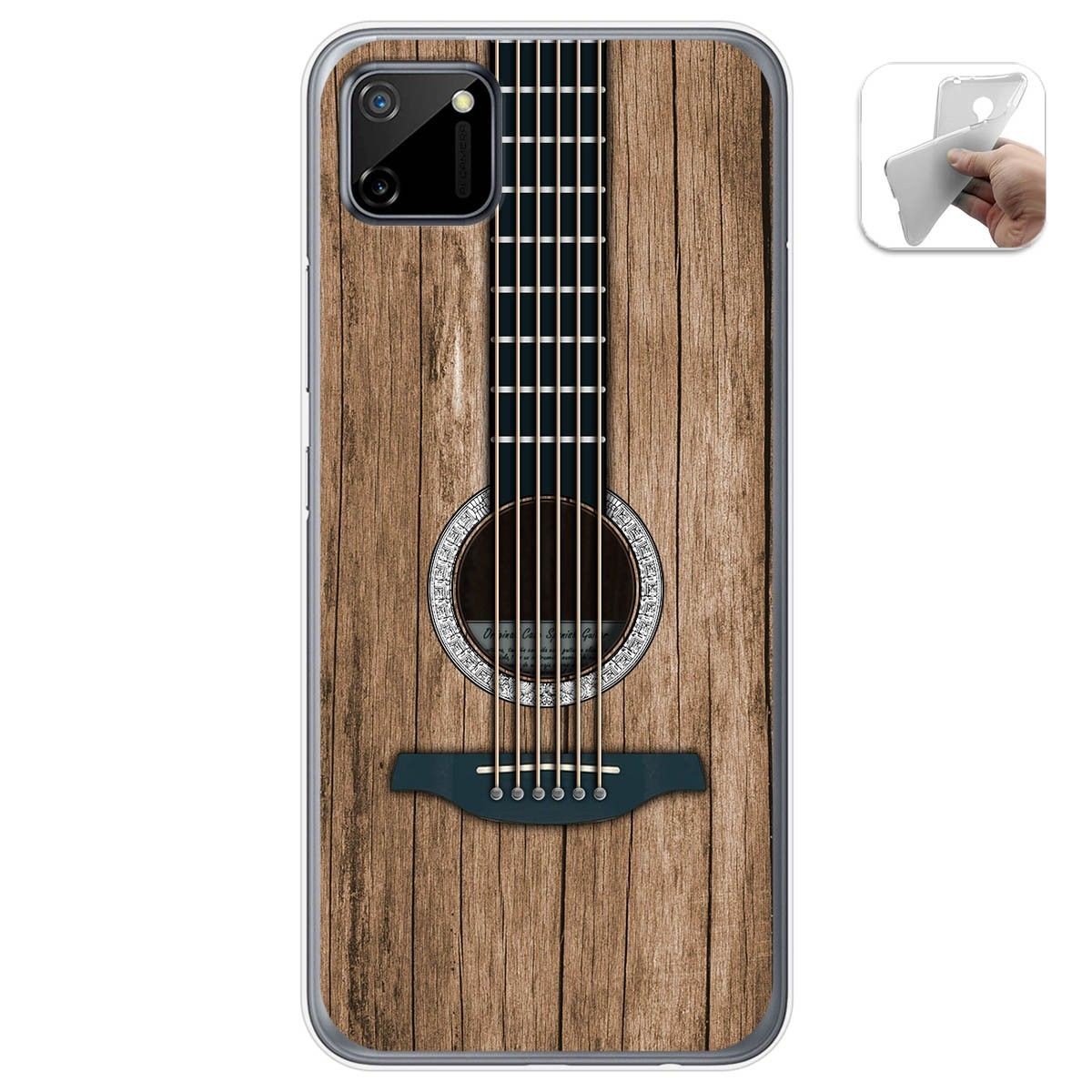 Funda Gel Tpu para Realme C11 diseño Madera 11 Dibujos