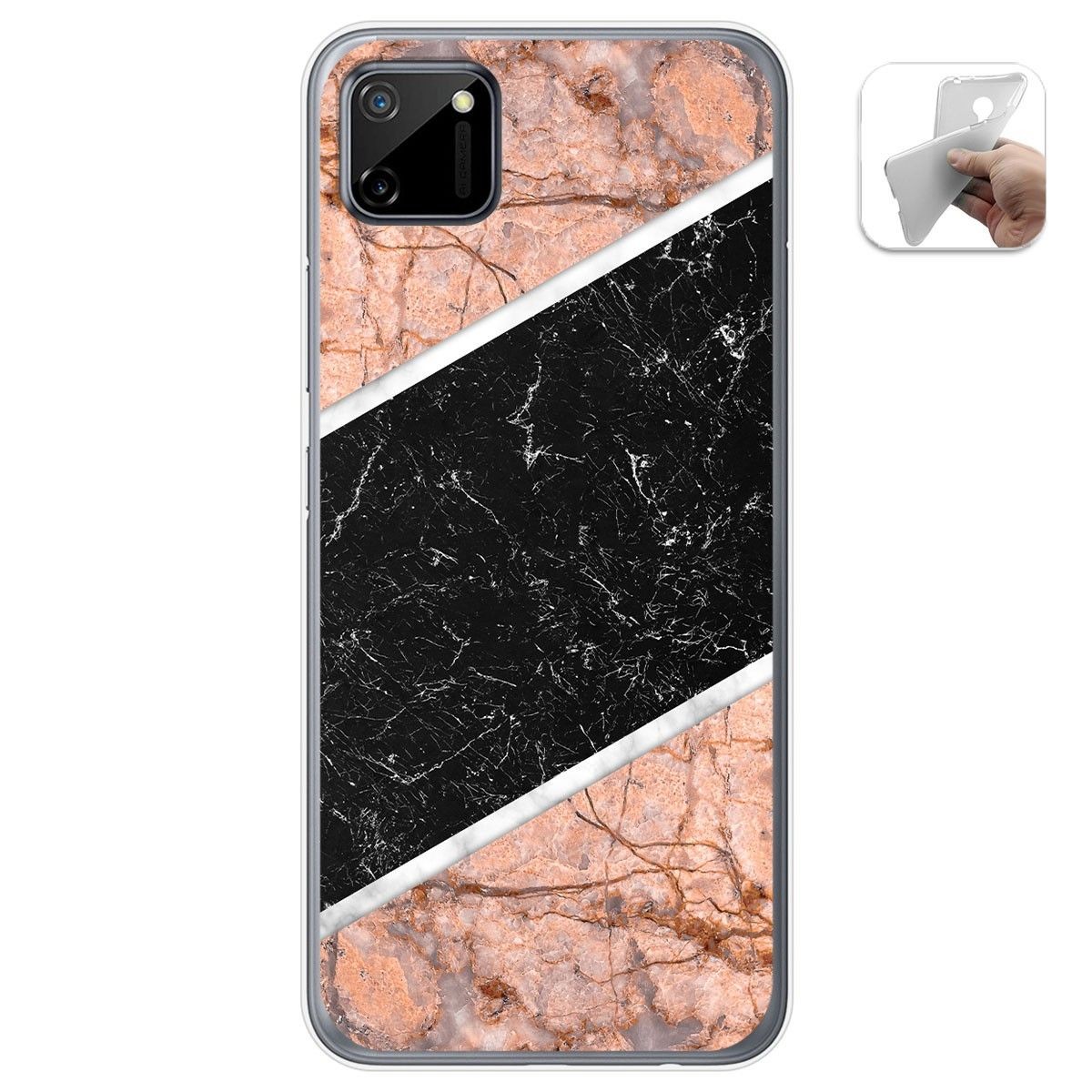 Funda Gel Tpu para Realme C11 diseño Mármol 07 Dibujos