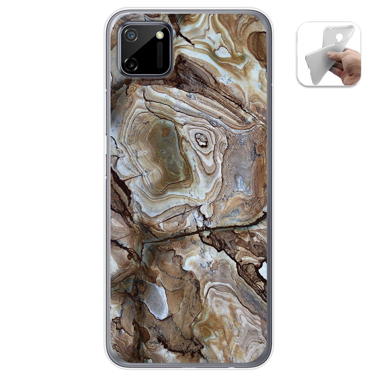 Funda Gel Tpu para Realme C11 diseño Mármol 14 Dibujos