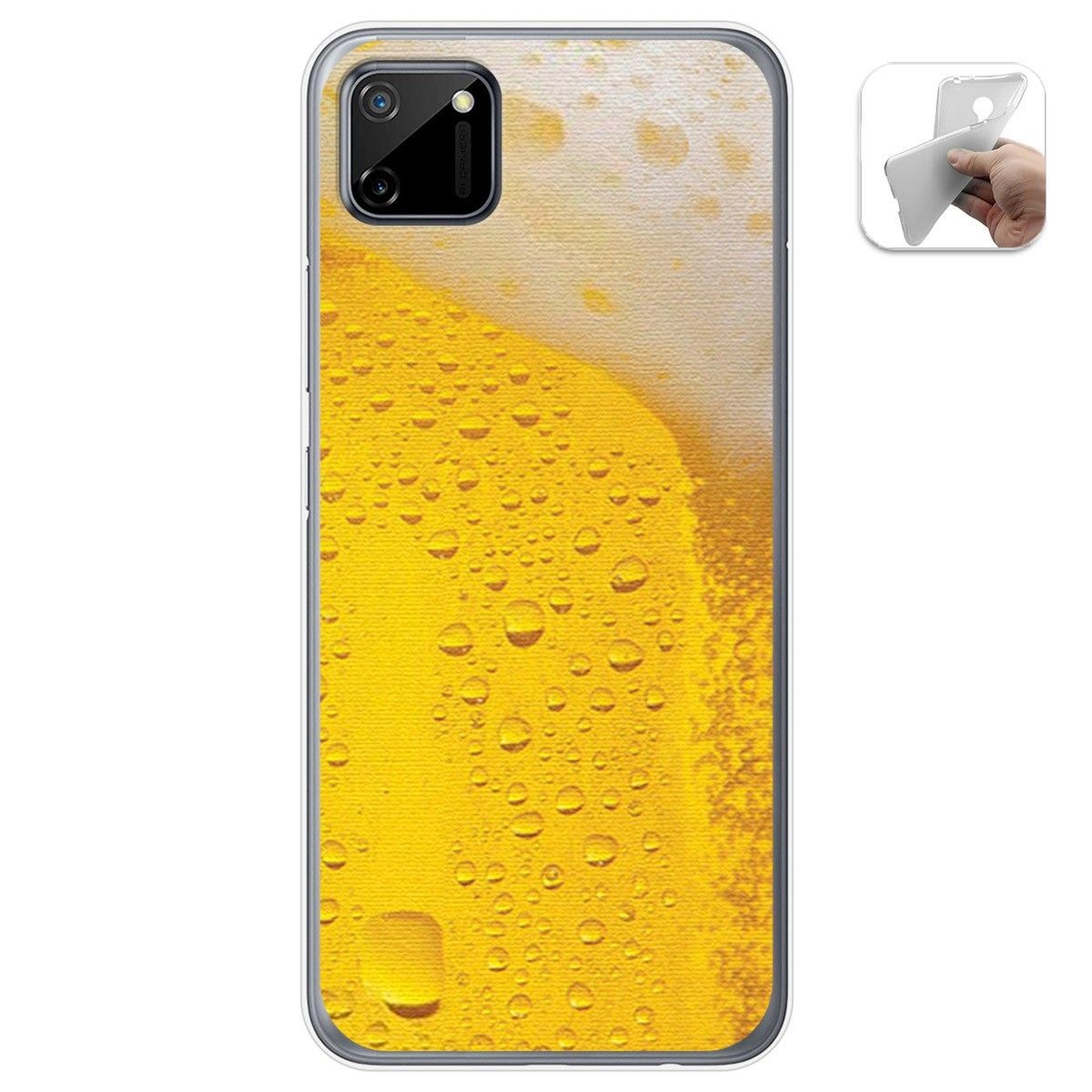 Funda Gel Tpu para Realme C11 diseño Cerveza Dibujos