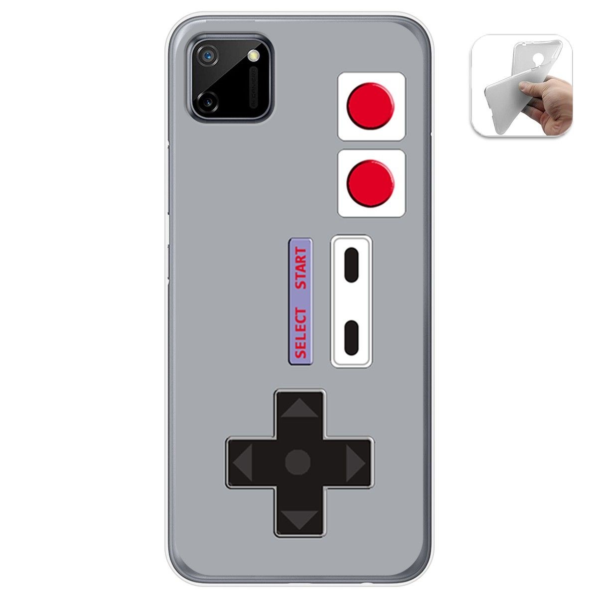 Funda Gel Tpu para Realme C11 diseño Consola Dibujos