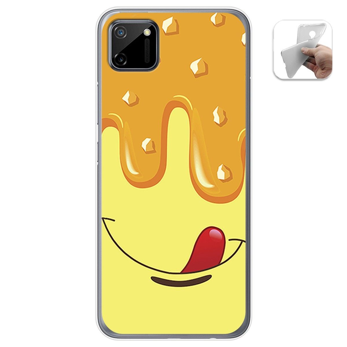 Funda Gel Tpu para Realme C11 diseño Helado Vainilla Dibujos