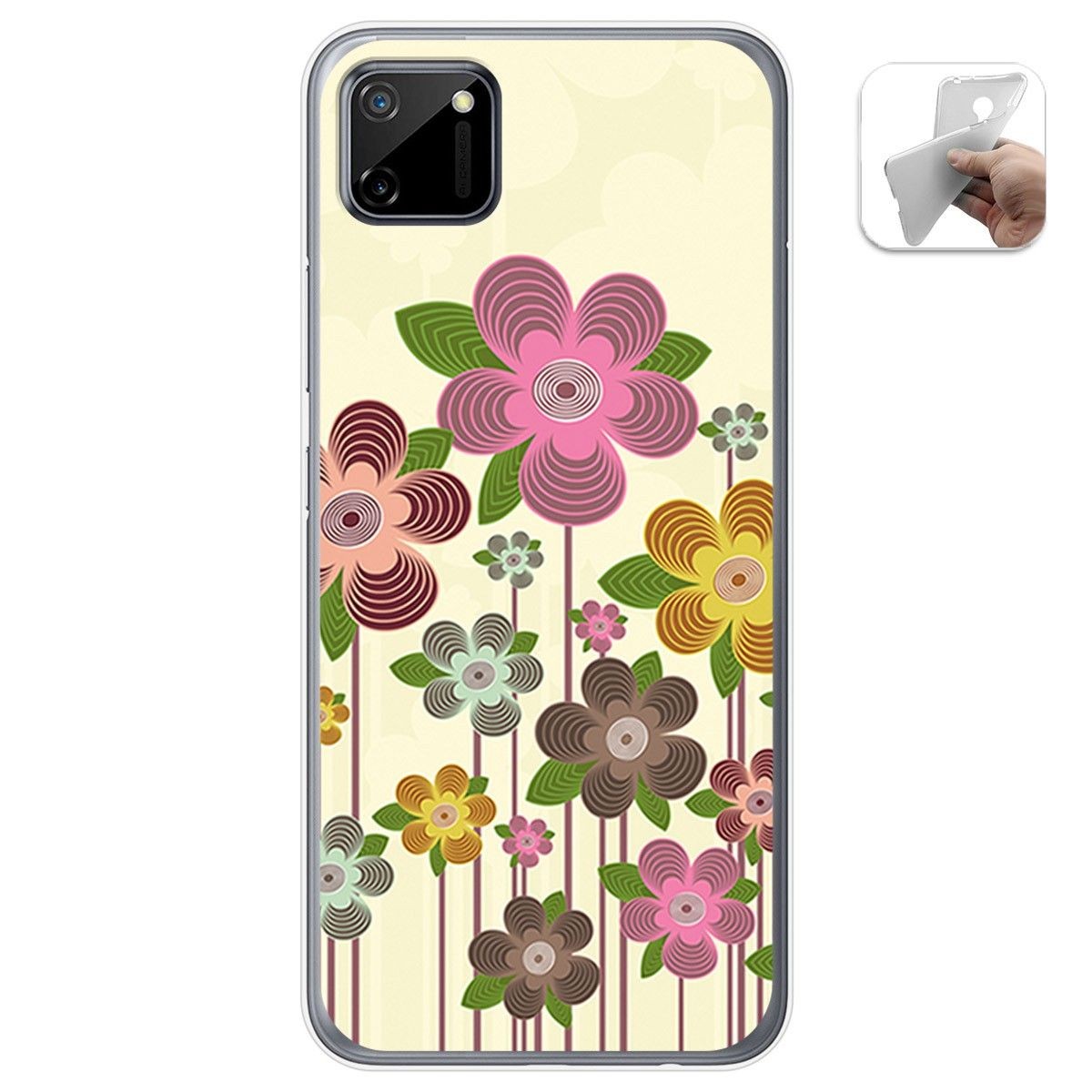 Funda Gel Tpu para Realme C11 diseño Primavera En Flor Dibujos