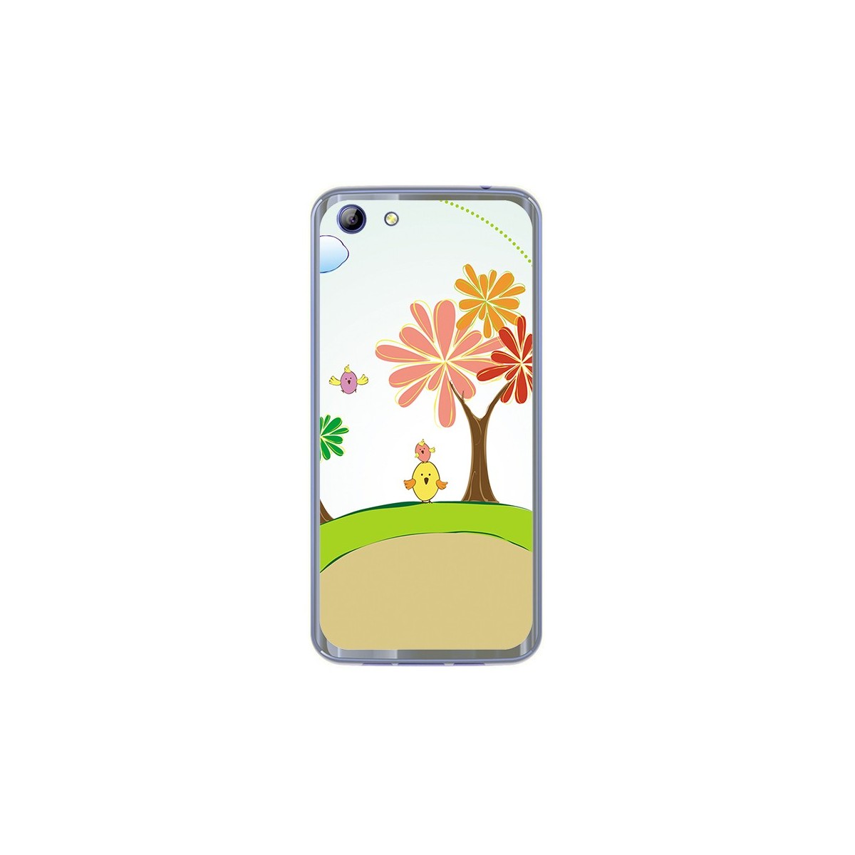 Funda Gel Tpu para Elephone S7 Diseño Primavera Dibujos