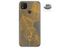 Funda Gel Transparente para Xiaomi Redmi 9C diseño Hojas Dibujos