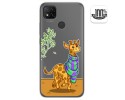 Funda Gel Transparente para Xiaomi Redmi 9C diseño Jirafa Dibujos