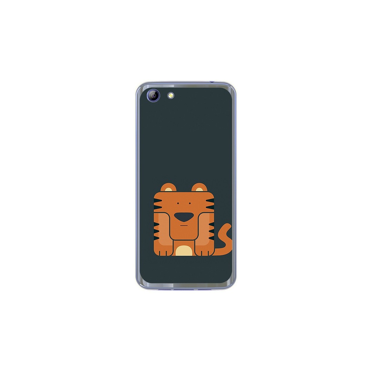 Funda Gel Tpu para Elephone S7 Diseño Tigre Dibujos