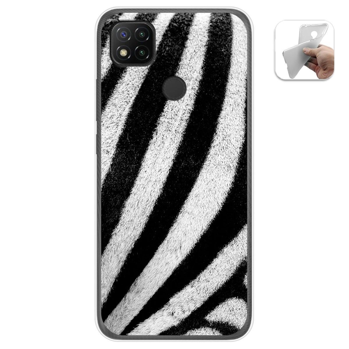 Funda Gel Tpu para Xiaomi Redmi 9C diseño Animal 02 Dibujos