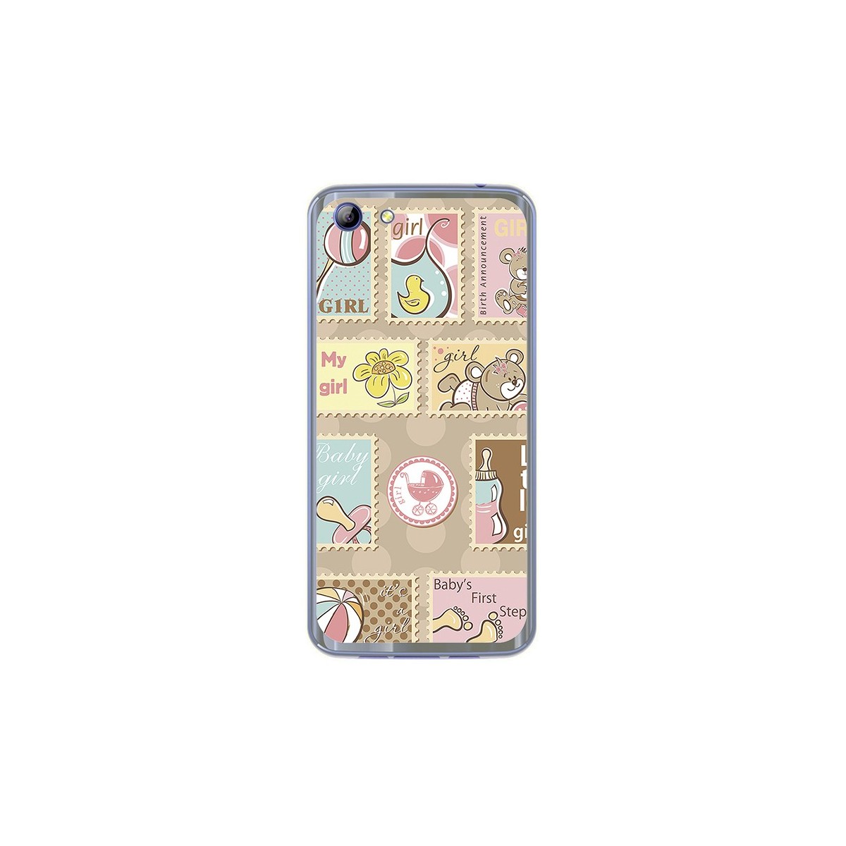 Funda Gel Tpu para Elephone S7 Diseño Sellos Dibujos