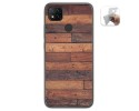 Funda Gel Tpu para Xiaomi Redmi 9C diseño Madera 03 Dibujos