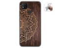 Funda Gel Tpu para Xiaomi Redmi 9C diseño Madera 06 Dibujos