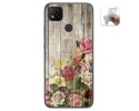 Funda Gel Tpu para Xiaomi Redmi 9C diseño Madera 08 Dibujos