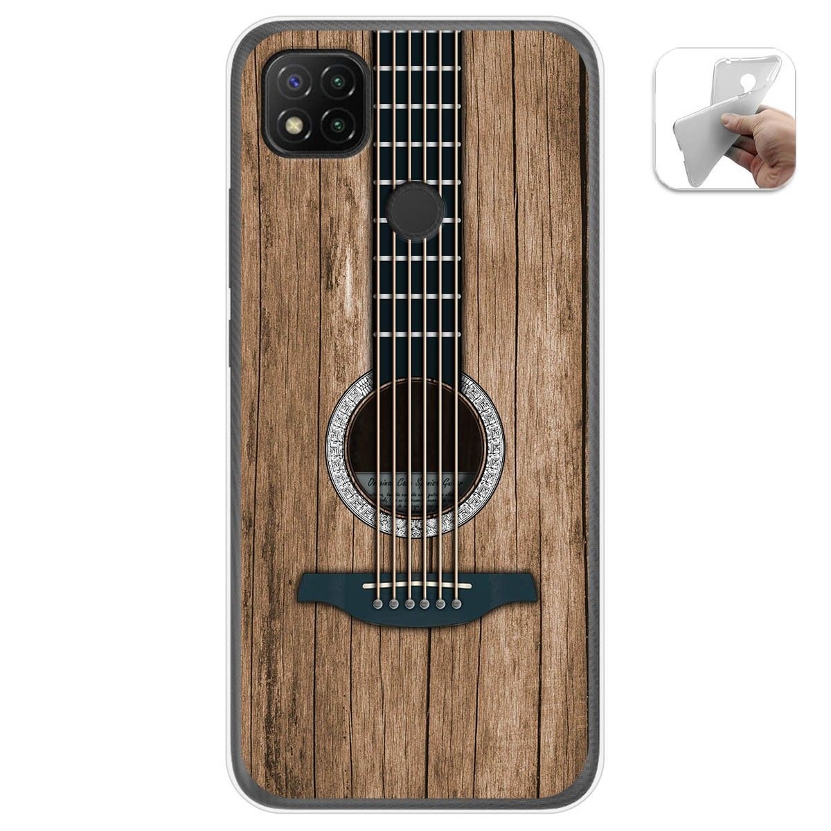 Funda Gel Tpu para Xiaomi Redmi 9C diseño Madera 11 Dibujos