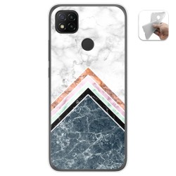 Funda Gel Tpu para Xiaomi Redmi 9C diseño Mármol 05 Dibujos