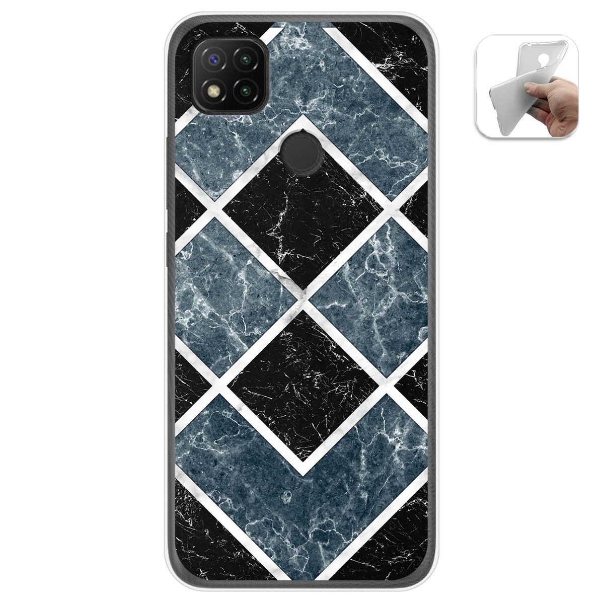 Funda Gel Tpu para Xiaomi Redmi 9C diseño Mármol 06 Dibujos