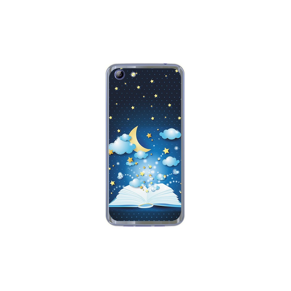 Funda Gel Tpu para Elephone S7 Diseño Libro Cuentos Dibujos