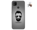Funda Gel Tpu para Xiaomi Redmi 9C diseño Barba Dibujos