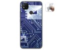Funda Gel Tpu para Xiaomi Redmi 9C diseño Circuito Dibujos