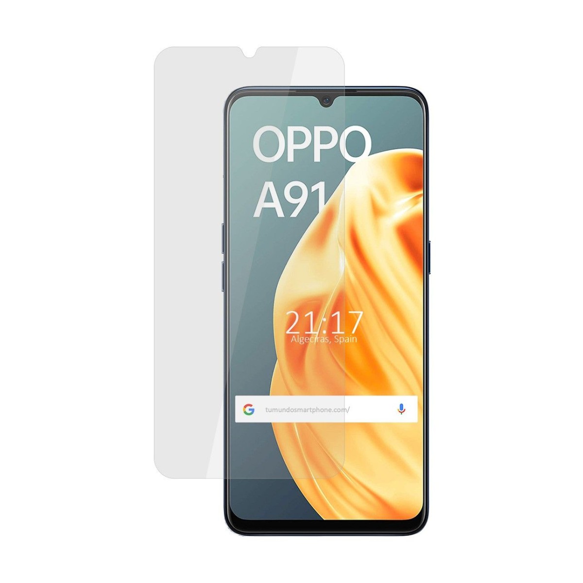 Protector Cristal Templado para Oppo A91 Vidrio