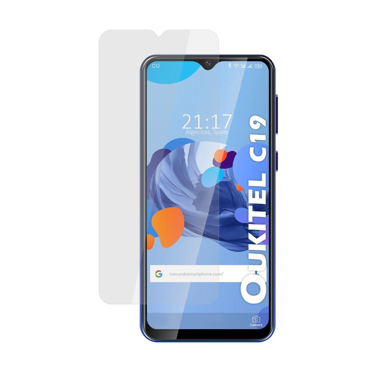 Protector Cristal Templado para Oukitel C19 Vidrio