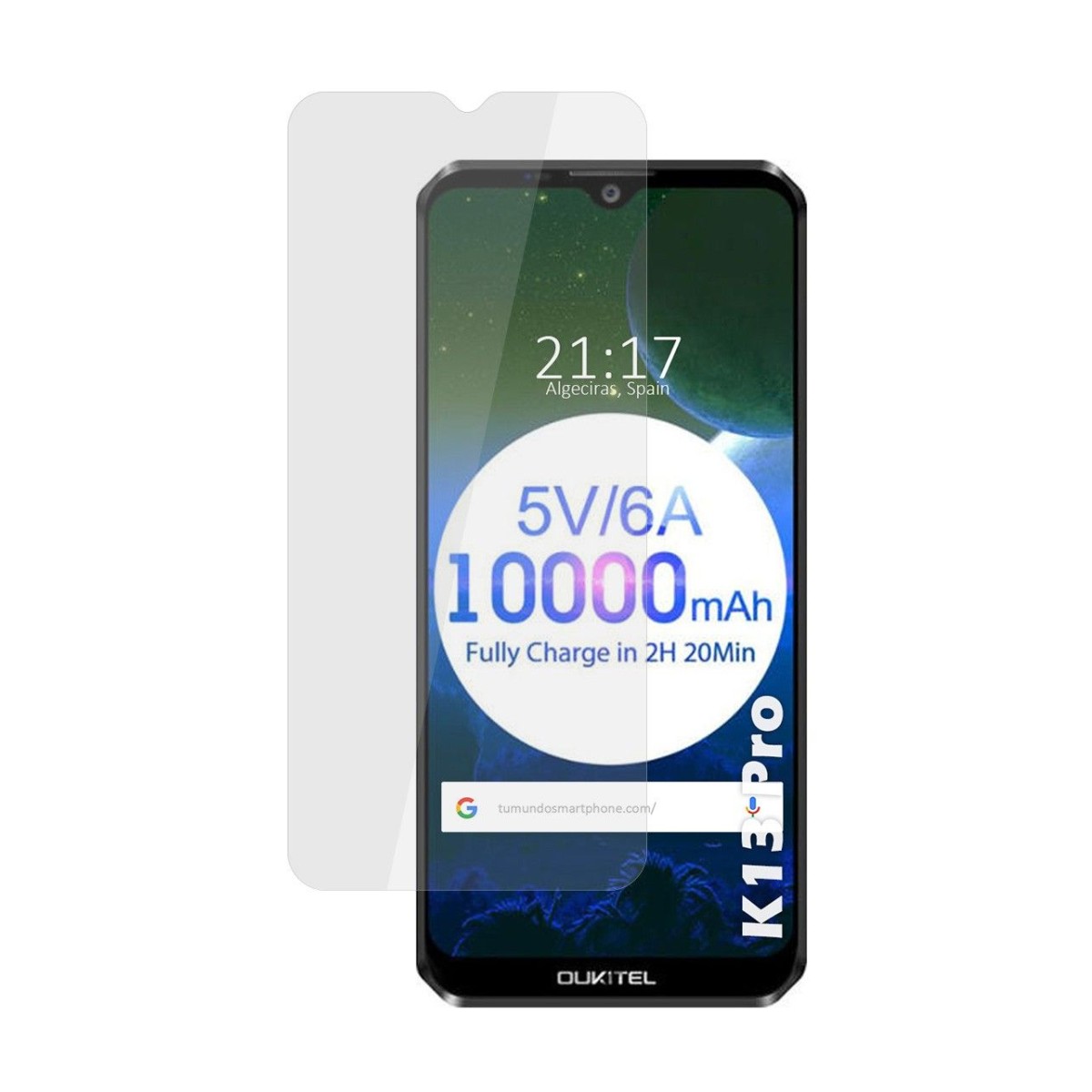 Protector Cristal Templado para Oukitel K13 Pro Vidrio