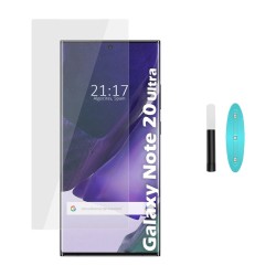 Protector Cristal Templado Completo Curvo UV Full Glue para Samsung Galaxy Note 20 Ultra Vidrio