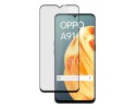 Protector Cristal Templado Completo 5D Full Glue Negro para Oppo A91 Vidrio