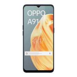 Protector Cristal Templado Completo 5D Full Glue Negro para Oppo A91 Vidrio 2