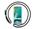 Funda Colgante Transparente para Oppo Find X2 Pro con Cordon Negro