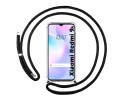 Funda Colgante Transparente para Xiaomi Redmi 9A / 9AT con Cordon Negro