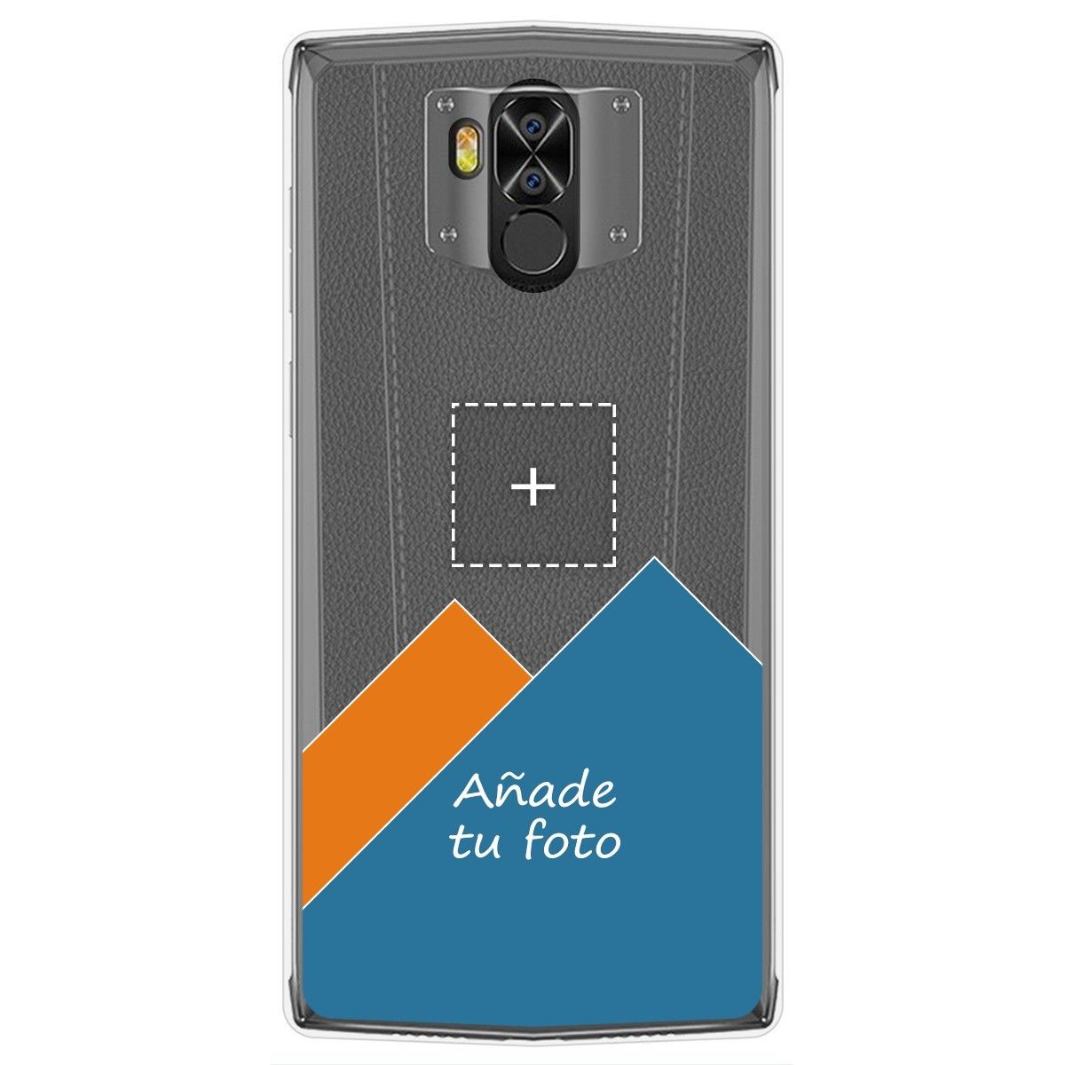 Personaliza tu Funda Gel Silicona Transparente con tu Fotografia para Doogee N100 dibujo personalizada