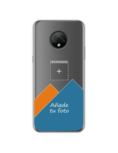 Personaliza tu Funda Gel Silicona Transparente con tu Fotografia para Doogee X95 dibujo personalizada