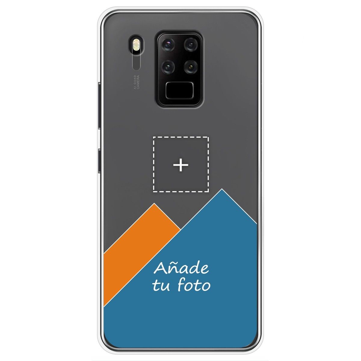 Personaliza tu Funda Gel Silicona Transparente con tu Fotografia para Oukitel C18 Pro dibujo personalizada