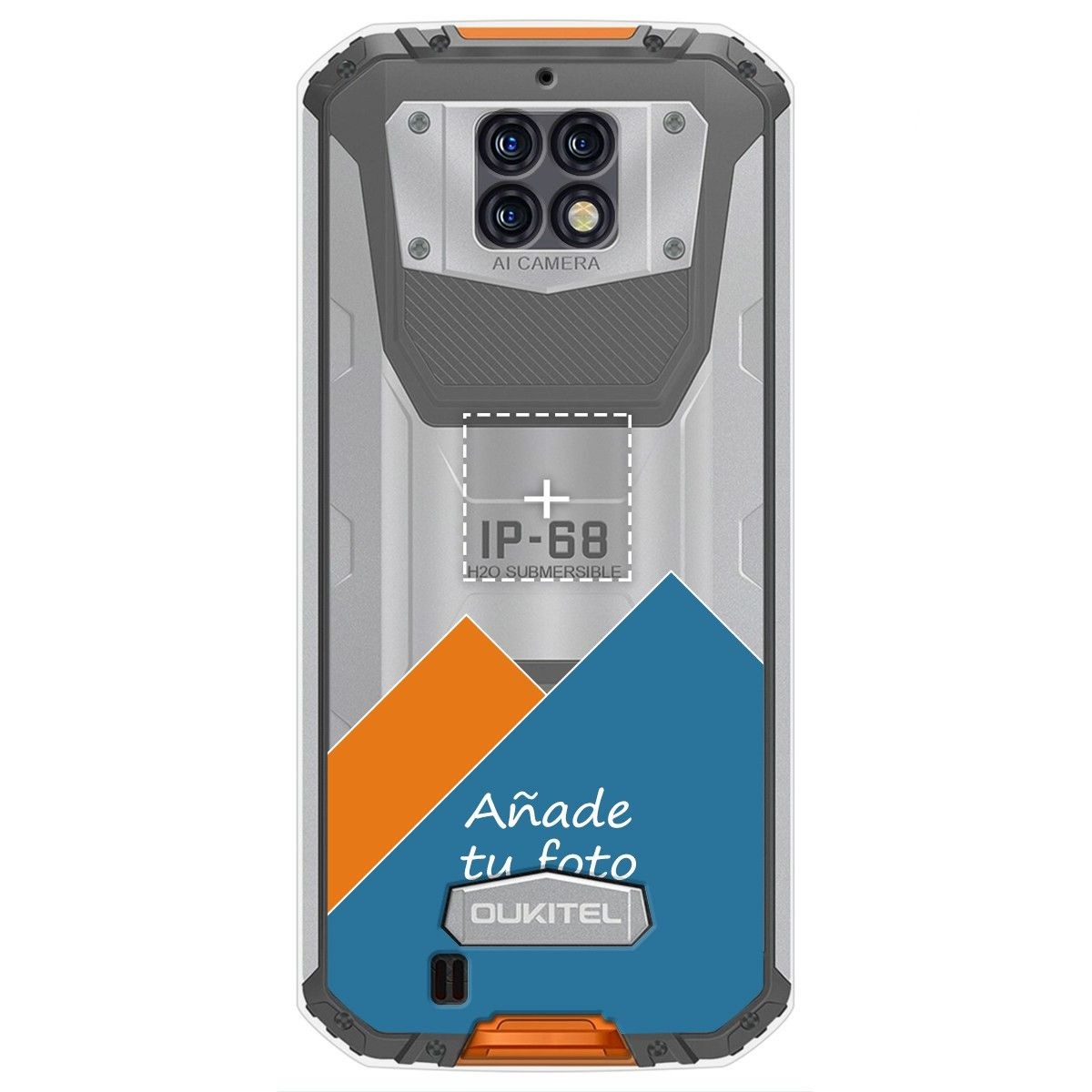 Personaliza tu Funda Gel Silicona Transparente con tu Fotografia para Oukitel Wp6 dibujo personalizada