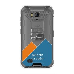 Personaliza tu Funda Gel Silicona Transparente con tu Fotografia para Ulefone Armor X6 dibujo personalizada
