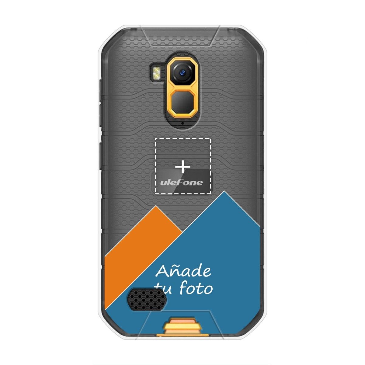 Personaliza tu Funda Gel Silicona Transparente con tu Fotografia para Ulefone Armor X7 / X7 Pro dibujo personalizada