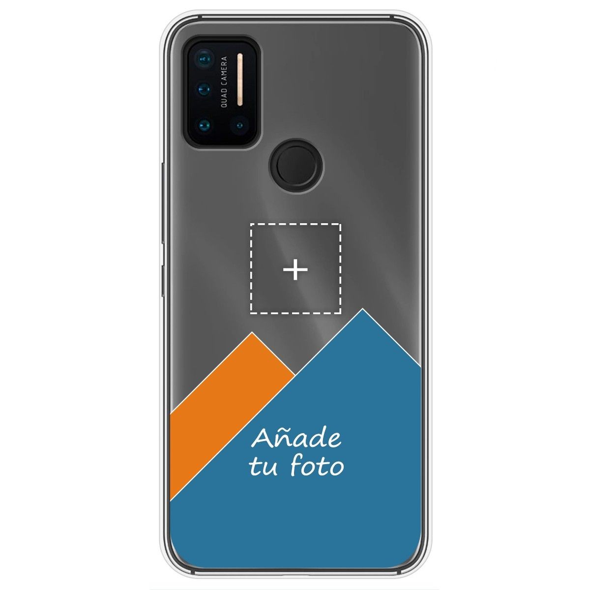 Personaliza tu Funda Gel Silicona Transparente con tu Fotografia para Umidigi A7 Pro dibujo personalizada