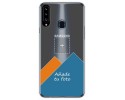 Personaliza tu Funda Gel Silicona Transparente con tu Fotografia para Samsung Galaxy A20s dibujo personalizada