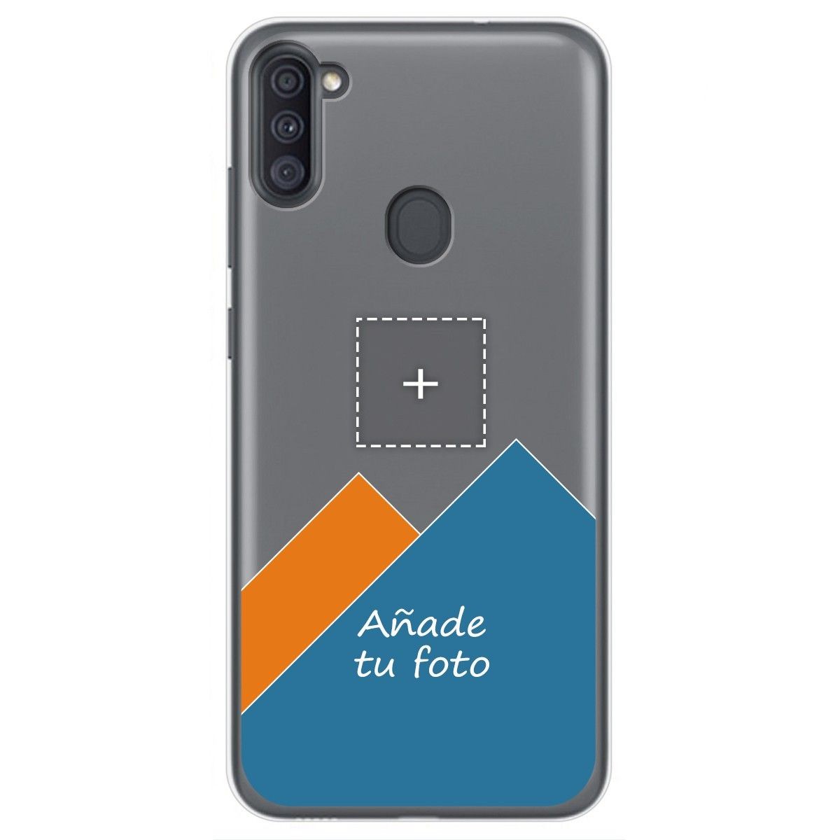 Personaliza tu Funda Gel Silicona Transparente con tu Fotografia para Samsung Galaxy A11 / M11 dibujo personalizada