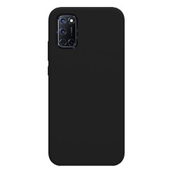 Funda Silicona Líquida Ultra Suave para Oppo A52 / A72 color Negra 2