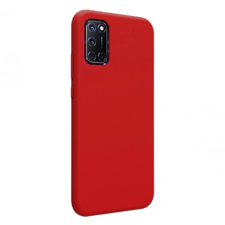 Funda Silicona Líquida Ultra Suave para Oppo A52 / A72 color Roja