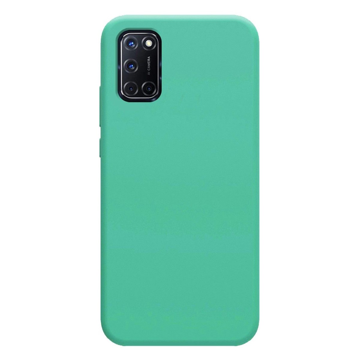 Funda Silicona Líquida Ultra Suave para Oppo A52 / A72 color Verde