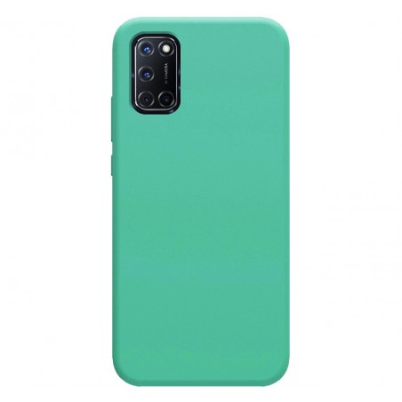 Funda Silicona Líquida Ultra Suave para Oppo A52 / A72 color Verde