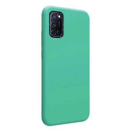 Funda Silicona Líquida Ultra Suave para Oppo A52 / A72 color Verde