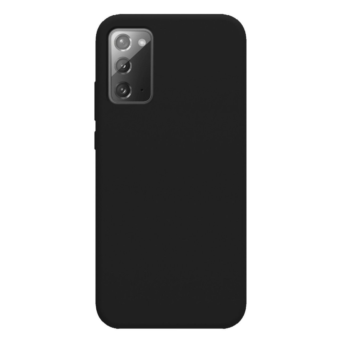 Funda Silicona Líquida Ultra Suave para Samsung Galaxy Note 20 color Negra