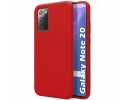 Funda Silicona Líquida Ultra Suave para Samsung Galaxy Note 20 color Roja