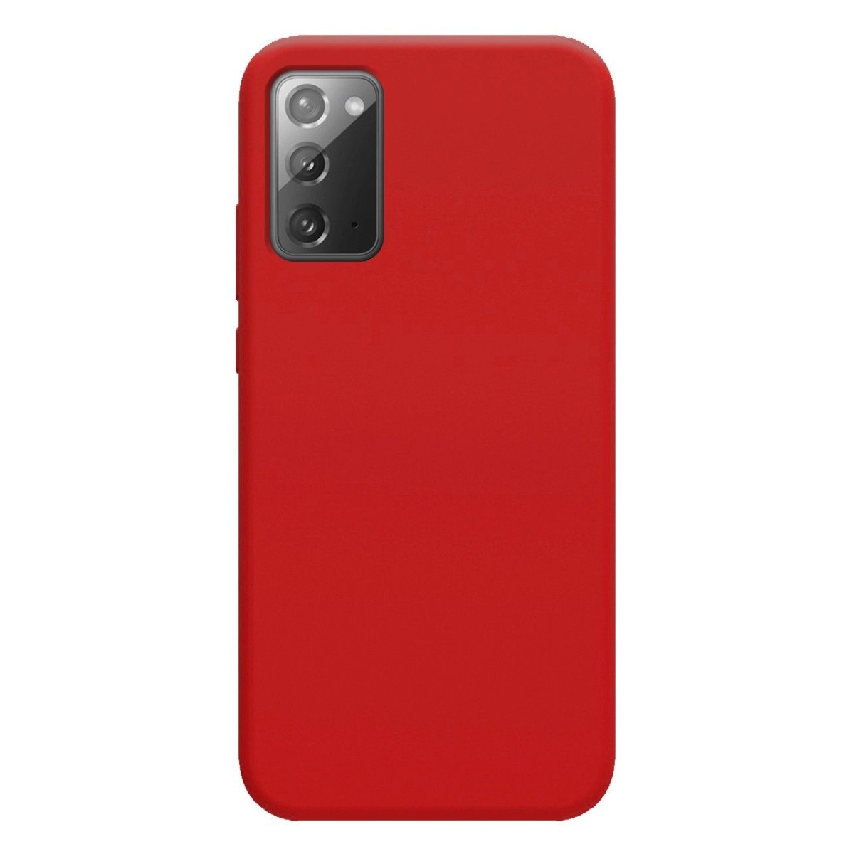 Funda Silicona Líquida Ultra Suave para Samsung Galaxy Note 20 color Roja