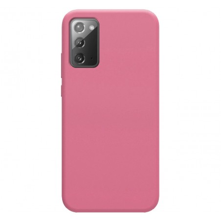 Funda Silicona Líquida Ultra Suave para Samsung Galaxy Note 20 color Rosa