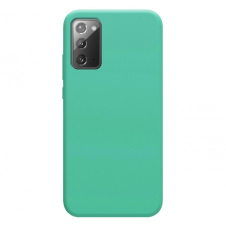 Funda Silicona Líquida Ultra Suave para Samsung Galaxy Note 20 color Verde