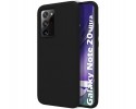 Funda Silicona Líquida Ultra Suave para Samsung Galaxy Note 20 Ultra color Negra